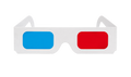 Official Eversky Red/Cyan 3D Viewing Glasses