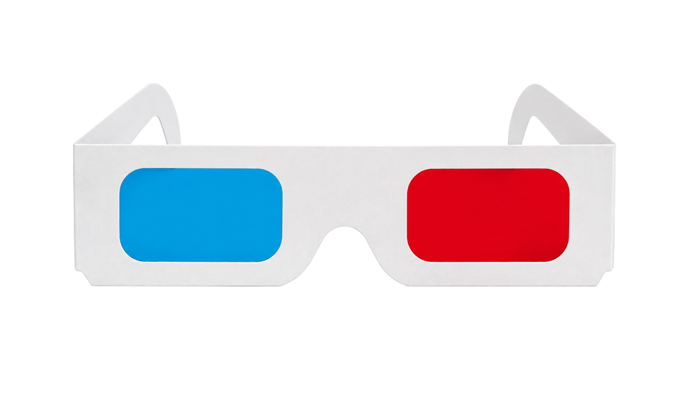 Official Eversky Red/Cyan 3D Viewing Glasses