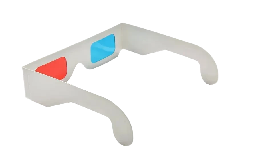 Official Eversky Red/Cyan 3D Viewing Glasses